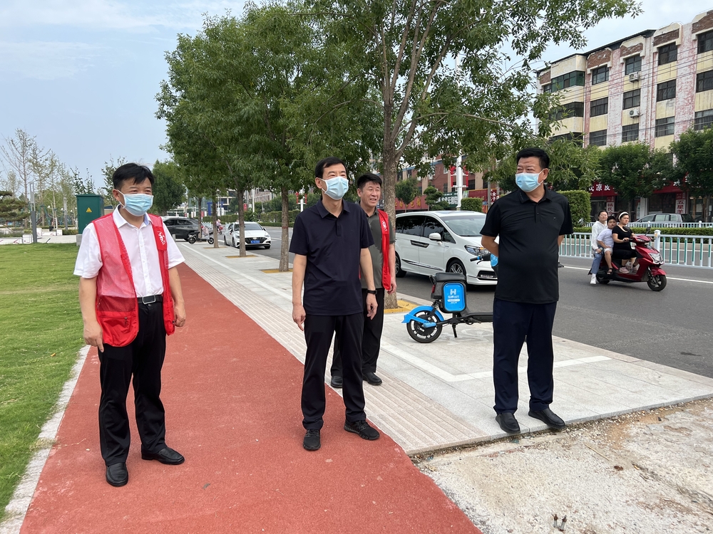 孙思群调研督导第五网格全国文明城市创建工作 - 中共濮阳县委组织部