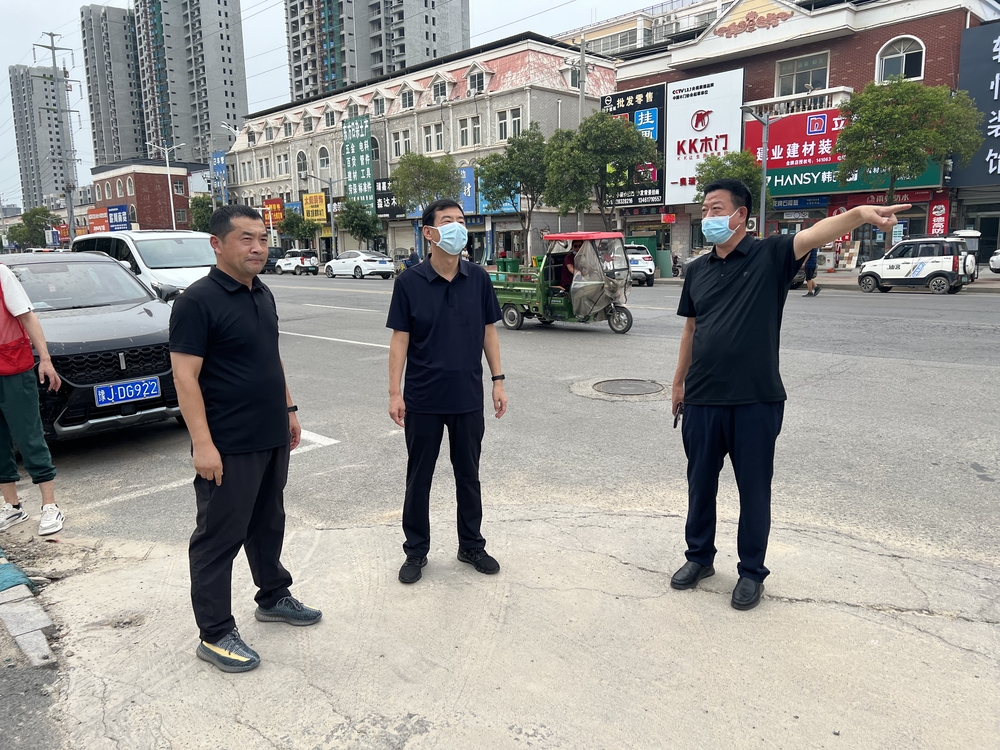 孙思群调研督导第五网格全国文明城市创建工作 - 中共濮阳县委组织部